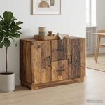 vidaXL Buffet Bois ancien 89 x 34 5 x 57 cm Bois d'ingénierie
