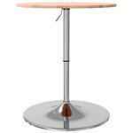 vidaXL Table de bar Ø60x89 5 cm bois massif de hêtre
