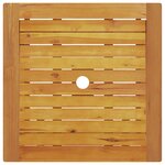 vidaXL Set de meubles d'extérieur 3 Pièces Bois naturel 60 x 60 x 75 cm