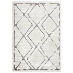 Vidaxl tapis crème et gris 160x230 cm pp