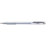 Roller à encre Hybrid Gel Grip K118 Pointe 0 8 mm Métallisé Argent x 6 PENTEL