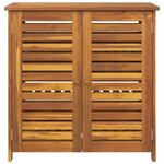 vidaXL Armoire de jardin Marron 90 x 40 x 90cm Bois d'Acacia Massif