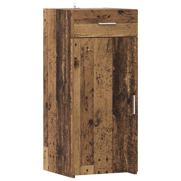 vidaXL Armoire de rangement avec tiroir Bois ancien 40 x 42 5 x 93 cm