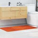 vidaXL Tapis de bain Orange 70 x 120 cm Polypropylène