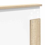 vidaXL Tête de lit Chêne Sonoma 180 cm Bois d'ingénierie