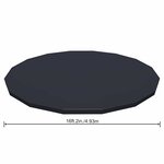Bestway Couverture de piscine Flowclear 488 cm