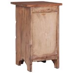 vidaXL Table de chevet 30 x 30 x 51 cm Bois de récupération massif