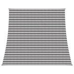 vidaXL Voile d'ombre 4 / 5 x 4 m HDPE Rectangulaire Anthracite et blanc