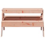 vidaXL Table de pique-nique pour enfants bois massif de douglas
