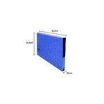 Chemises Poche En Carte Lustrée 225g/m2- A3 - Bleu - X 25 - Exacompta