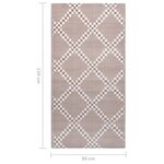 vidaXL Tapis d'extérieur Marron 80x150 cm PP