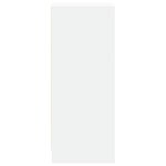 vidaXL Buffet avec LED blanc 42 5x34x85 cm bois d'ingénierie