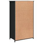 vidaXL Buffet haut noir 62x32x106 5 cm bois d'ingénierie