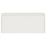 vidaXL Meubles TV 3 Pièces Blanc Bois massif de pin