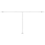 vidaXL Auvent manuel rétractable sur pied 600x350 cm Bleu/Blanc