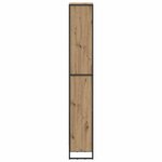 vidaXL Bibliothèque Chêne artisan 80 x 30 x 155 cm Bois d'ingénierie