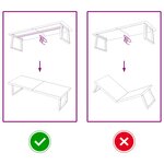 vidaXL Étagère murale marron foncé bois chêne massif traité