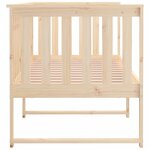 vidaXL Lit de jour sans matelas 80x200 cm bois de pin massif