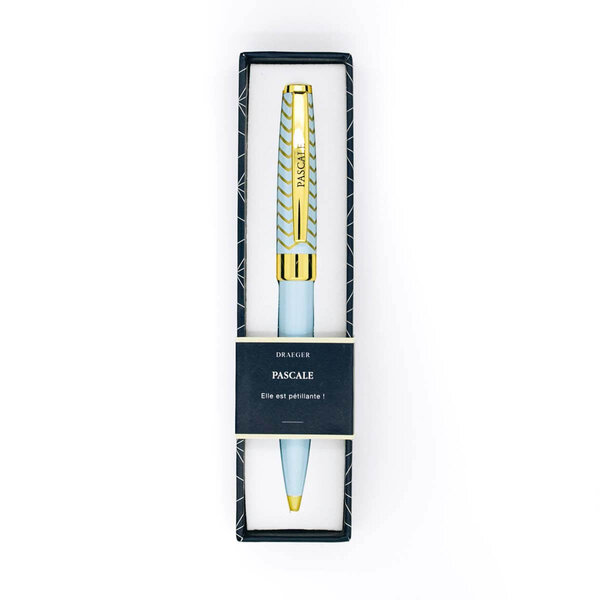 Stylo personnalisé prénom de femme au choix - Pastel Chic - Pascale - Draeger