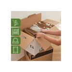 Pack and Move - Lot 120 croisillons de calage déménagement avec carton - 55 x 30 x 30 cm - Pour assiettes et cadres - Carton renforcé