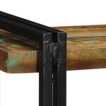 vidaXL Étagère murale multicolore bois massif récupération