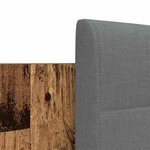 vidaXL Cadre de lit avec tête de lit Bois Ancien 150 x 200 cm