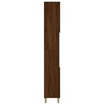 vidaXL Armoire de bain chêne marron 30x30x190 cm bois d'ingénierie
