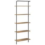 vidaXL Étagère chêne artisanal 60 x 24 x 168 cm Bois d'ingénierie