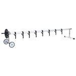 vidaXL Enrouleur de bâche de piscine avec base en acier inoxydable