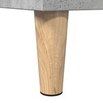 vidaXL Armoire de salle de bain gris béton 30x30x190 cm