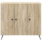 vidaXL Buffet Chêne Sonoma 89 x 34 5 x 80 cm Bois d'ingénierie