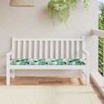 vidaXL Coussin de banc de jardin Vert 150 x 50 x 4 cm Tissu Oxford