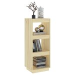 vidaXL Bibliothèque/Séparateur de pièce 40x35x103 cm pin massif