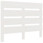 vidaXL Cadre de lit sans matelas blanc 90x200 cm bois de pin massif
