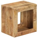 vidaXL Tabouret 40x30x40 cm Bois de manguier solide