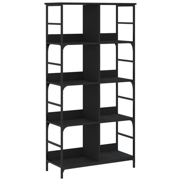 vidaXL Bibliothèque noir 78 5x33x153 cm bois d'ingénierie