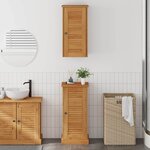 vidaXL Ensemble de mobilier de salle de bain avec étagère 2 Pièces