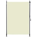 vidaXL Store roulant d'extérieur 150 x 270 cm Crème