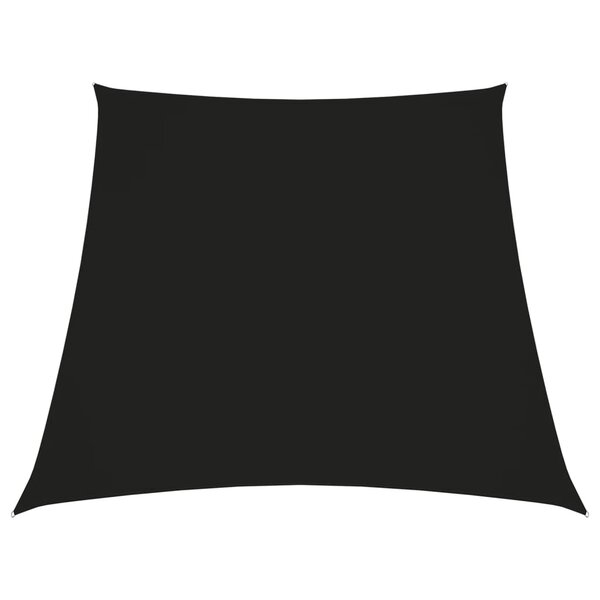 vidaXL Voile de parasol Tissu Oxford trapèze 3/5x4 m Noir