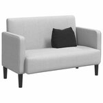 vidaXL Coussin de Dos Noir 45 x 20 x 35 cm Tissu en velours côtelé