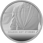 Pièce de monnaie en Argent 5 Pounds g 62.2 (2 oz) Millésime 2020 James Bond JAMES BOND