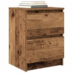 vidaXL Meuble TV vieux bois 40x35x54 cm bois d'ingénierie