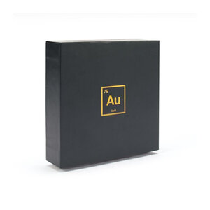 Boîte cadeau Aurum pour un lingot d'or sous blister.