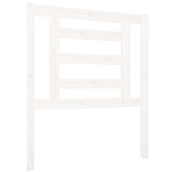 vidaXL Tête de lit Blanc 81x4x100 cm Bois massif de pin
