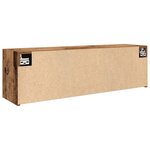 vidaXL Armoire murale de bain vieux bois 100x25x30cm bois d'ingénierie