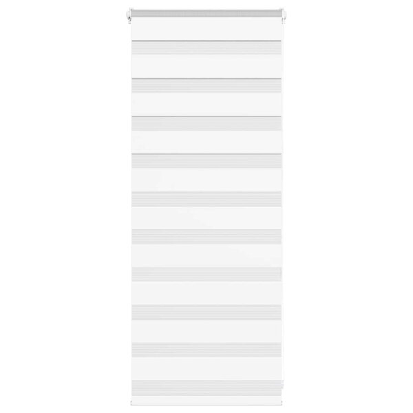 vidaXL Store zèbre blanc 55x100 cm largeur du tissu 50 9 cm polyester