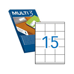 Multi3 Lot de 1500 étiquettes 70 0 x 50 8mm