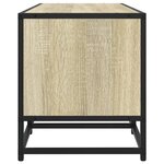 vidaXL Meuble TV chêne sonoma 180x35x41 cm bois d'ingénierie
