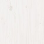 vidaXL Jardinière blanc 50x50x46 cm bois de pin massif