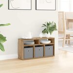 vidaXL Basboard 72 x 22 5 x 38 cm Chêne artisanal